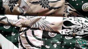 KEMEJA BATIK KATUN PREMIUM/Katun Dorby Premium LAPIS PURING MOTIF PARIKESIT HIJAU