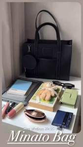 [ Tặng Ví Da Tròn Treo Túi ] Minato Leather Bag Size M - Túi Da Thiết Kế Cao Cấp size M - OUI THEBRAND