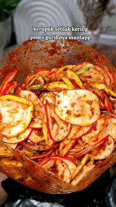 Seblak kering seblak kemplang extra pedas daunjeruk isi 1kg/500gr