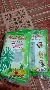 Combo 10 túi 500g thạch dừa Minh Châu tặng 10 đôi đũa dừa