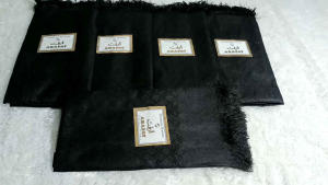 Grosir Surban - isi ( 10pcs ) Sorban Arafat Hitam Polos Bintik