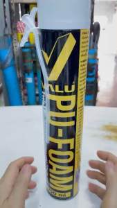 VALU สเปรย์โฟม โพลียูรีเทน อเนกประสงค์ ขนาด 750 มล. ใช้สำหรับอุดช่องว่าง รอยต่อ และ รอยรั่วต่างๆ