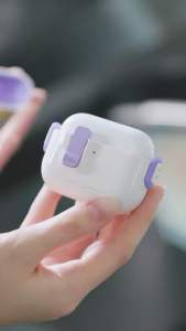 New Apple AirPods Pro3 magnetic automatic switch earphone case suitable for AirPods Pro 2 with a hidden mobile phone stand and a shockproof and drop-resistant earphone protective case for AirPods 4.