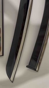 JETOUR VT9 2025 Injection Door Visor With Stainless Steel Lining / Window Vent Visors Deflectors
