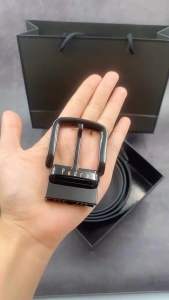 Thắt lưng Pedro gài lỗ dây da đẹp full box + túi giấy (phiên bản mới)