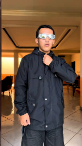 JACKET OUTDOOR JAMINAN 100% ORIGINAL THE BOJIEL PARASUT TASLAN ZN MAT UNISEKS KODBAR 205