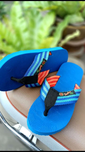 🔥รองเท้าดาวเทียมสายผ้า สีน้ำเงิน ของแท้✅ พร้อมส่ง