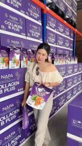 โปร 1 แถม 1 คอลลาเจน บีพลัสNAPAวิตามินคลอลาเจน20ซอง ตา สมอง