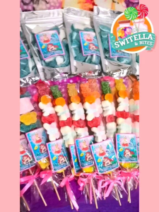 Party Giveaways Set 25pcs of Gummysticks & 12pcs of 100gm Pouch