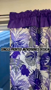 window /bintana single printed curtain mordivines geena fabric