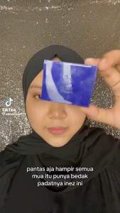 Inez Cosmetics Precious Powdery Cake PPC Two Way Cake Pressed Powder Bedak Padat Inez