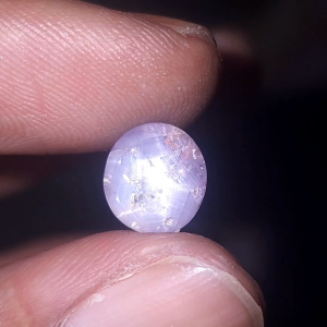 Natural light purple star sapphire ceylon safir srilanka no treatment