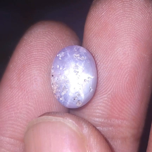 Natural light purple sapphire STRONG STAR ceylon safir srilanka no treatment
