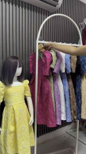 [ACTUAL PHOTO] 009 | BLACK CYC Clara Embossed Jacquard Filipiniana Inspired Maxi Dress