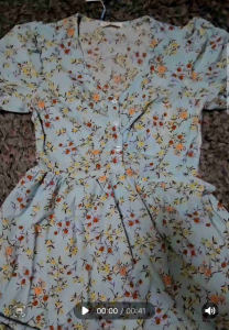 VIETNAM Maxi Dress / Floral / Large