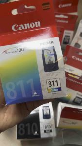 หมึกแท้ Canon รุ่น PG-810 (ดำ) / CL-811 (สี) / PG-810 BK + CL-811 CO (PACK)