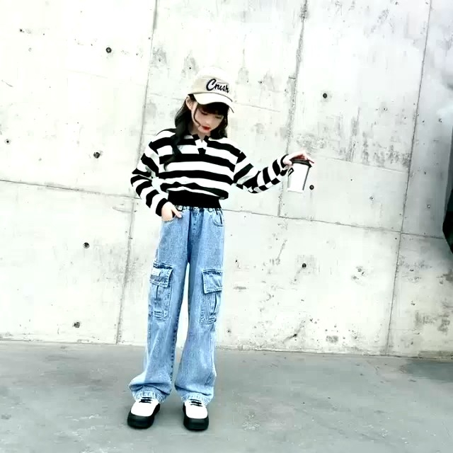 Celana Jeans Anak Remaja Kids Denim Palazzo Girls Kulot Anak