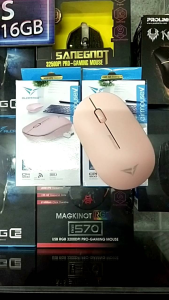 Alcatroz Airmouse 5 Wireless 2.4G Optical Mouse 1200 CPI Pink [Product of Singapore]