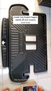 Trunk Tray Luggage Tray Karpet Bagasi mobil khusus all new avanza 2012-2021
