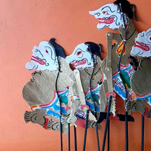 wayang kulit punokawan mini 30cm