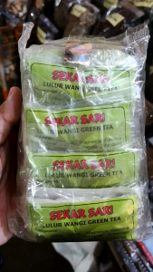 Lulur Sekar Sari green tea - lulur Sekar Sari original isi 10 - lulur pemutih kulit - melembutkan dan wangi di kulit