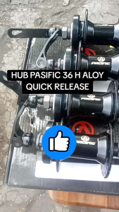 HUB/BOS DEPAN BELAKANG SEPEDA PASIFIC 36 H QUICK RELEASE