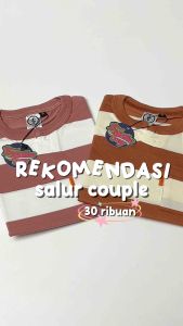 Forgotten Sky Kaos Stripe Salur Garis Plaket Pocket T-Shirt Anak Laki-laki Anak Perempuan Premium Usia 1-12 Tahun
