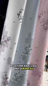 Kain premium snowy digital printing motif marsya | kain tidak mengkilat