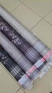 KAIN ARABIAN SILK MOTIF ALMAHYA SARIMBIT PREMIUM | kain SILKY ARABIAN | kain meteran warna mahogany