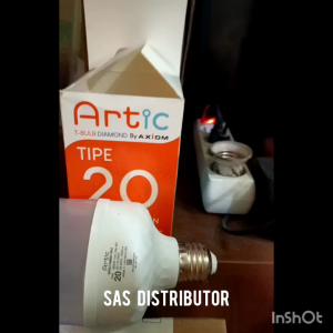 Artic Lampu LED 5 Watt 10 Watt 15 Watt 20 Watt 30 Watt 40 Watt Cahaya Putih / Lampu T Bulb Led