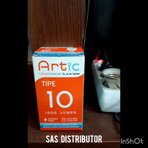 Paket 10 pcs Lampu LED 10 Watt Cahaya Putih Artic / Lampu Led T Bulb 10 W Capsule / Lampu Kapsul 10w