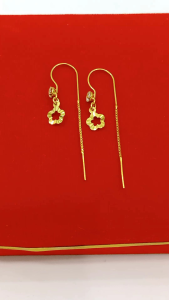 ANTING JURAI DEWASA PERAK 925 ASLI LAPIS EMAS