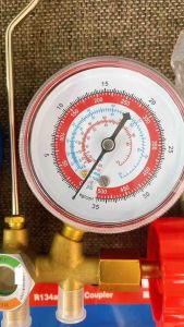 Đồng hồ nạp ga điều hòa đôi bộ nạp ga điều hòa ô tô cơ bản TẶNG kèm 1 cặp van nạp ga