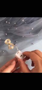 1/2/3m LED Light String Copper Wire Lights Battery Operated Included indoor BOBO Balloon Deco