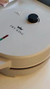 FRY KING FR-C11 เครื่องทำขนมทองม้วน ไฟฟ้า800W แผ่นพิมพ์เคลือบ Non-Stick ขนมไม่ติดพิมพ์ มอก.1641-2552 สีใหม่