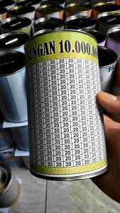 Celengan Target 10 juta 20 k / celengan viral tiktok murah / Mainan Uang Souvenir