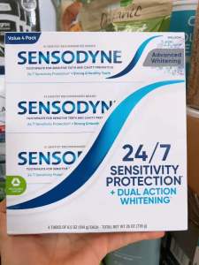 Kem đánh răng Sensodyne Extra Whitening 184g của Mỹ - Date 09/2027