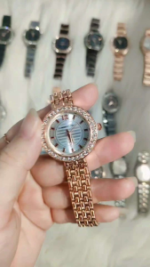 JAM TANGAN RANTAI WANITA / JAM TANGAN FASHION WANITA MEWAH DAN ELEGAN JAM TANGAN IMPORT MASA KINI WATERPROOF - FREE GELANG WATCHESS