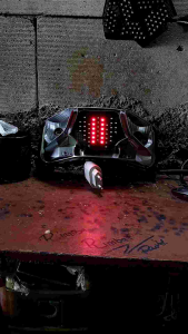 lampu running yamaha gear 125 ultima 5 tr 8 mode otomatis tingal colok bonus lem