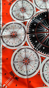 Syal Bandana Motif COMPASS - Slayer scarf Multifungsi - Aksesoris Fashion Skena Style