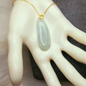 Green fu guna jadeite 禄富瓜   铜镀金gold plated