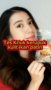 Kerupuk kulit ikan patin (matang) 1kg