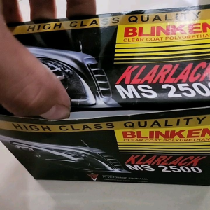 BLINKEN CLEAR COAT POLYURETHANE KLARLACK MS 2500 HIGH CLASS QUALITY 0.5 LITER SET EPONT PAINT PERNIS CAT