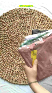 Superkidscloth Atasan Anak Ruffle Kaos Anak Ruffle Tee Baju Anak Perempuan Ruffle Rampel Kantong Stripe Lengan Panjang Umur 1 - 11 Tahun