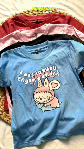 Kaos Anak Labubu Lengan Pendek Umur 1 - 11 Tahun Superkidslocth