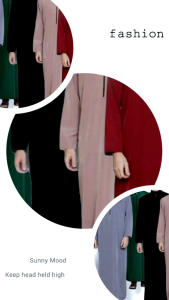 Jubah turki (Promo) saku tiga