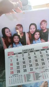 2025 WALL CALENDAR LAMINATED PHOTO FREE LAYOUT  (11X16.5 INCHES)