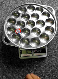 CETAKAN KUE LUMPUR MINI LUBANG 20 JUMBO / Cetakan Poffertjes / Cetakan Peyek Koin / Cetakan Kue Cubit / Cetakan Takoyaki / Cetakan Telur Congkel / CETAKAN BOLA-BOLA MIE / CETAKAN TELUR PUYUH CILOR MAKLOR