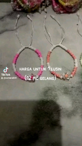 Grosir Gelang Mute Pasir Model Gelang Tali Serut Harga Di Atas Untuk 1 Lusin (12 Pic Gelang)