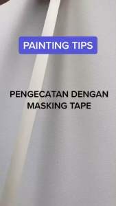 Lakban Kertas 1 inch 12m Owner Masking Tape Lakban Kertas
